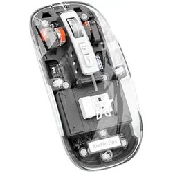 Arctic Fox Pureview Transparent Wireless and Bluetooth Rechargeable Mo