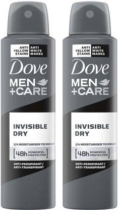 DOVE MEN+CARE INVISIBLE DRY SPRAY ANTIPERSPIRANT DEODORANT (PACK OF 2)
