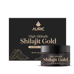 Auric Lab Certified Shilajit/Shilajeet Gold Resin 20g | Boost Stamina,