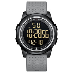GOLDEN HOUR Ultra-Thin Minimalist Sports Waterproof Digital Watches Me