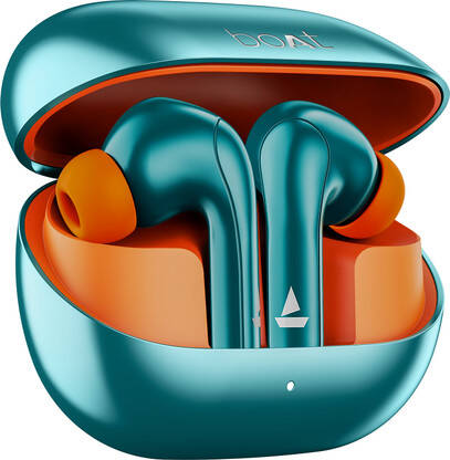 BOAT AIRDOPES 155 W/ 40 HRS PLAYTIME,IN-EAR DETECTION,QUAD MICS ENX TE