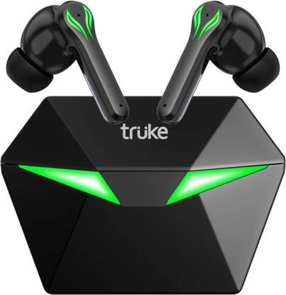 truke BTG1 Earbuds with Game Mode, 48H Playtime, Quad Mic ENC, 13mm dr