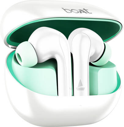 boAt Airdopes 155 w/ 40 hrs Playtime,In-Ear Detection,Quad Mics ENx Te