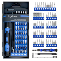 Lifelong 62 in 1 Magnetic Screwdriver Set, Tool Kit for Home Use Multi
