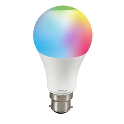 Havells Glamax 9W B22 WiFi LED Smart Bulb with Music Sync Function, Co