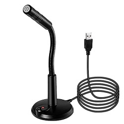 COOLCOLD Mic for PC, USB Gaming Microphone, Noise Cancellation, Record