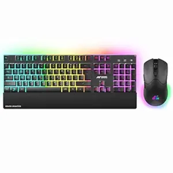 Ant Esports KM500W Pro Wireless Gaming Keyboard Mouse Combo, Rechargea