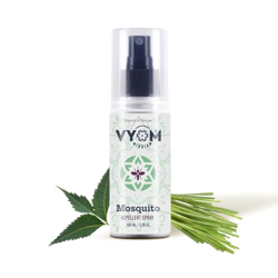 Vyom India Mosquito Repellent Spray, 100% Natural Deet Free Mosquito K