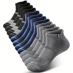 SJeware 6 Pairs Sports Solid Ankle Length Socks for Men & Women, Multi