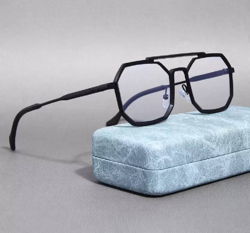UV Protection Rectangular Sunglasses (54)(For Boys & Girls, Clear)