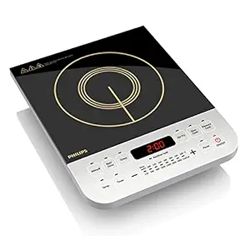 PHILIPS VIVA COLLECTION HD4928/01 2100-WATT INDUCTION COOKTOP, SOFT TO
