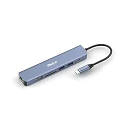 Black-R Amazon Multiport 7-in-1 USB C Hub with 4K HDMI Compatible for
