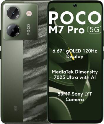 POCO M7 Pro 5G (Olive Twilight, 128 GB)(6 GB RAM)