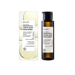 100% Natural Salicylic & Lactic Acid Face Wash - 100ml