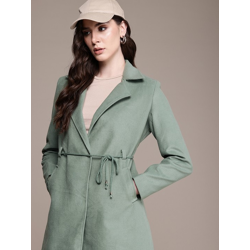 The Life Co. Notched Lapel Longline Overcoat Coat