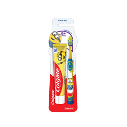 Colgate Kids Extra Soft Minion Toothbrush with Tongue Cleaner & Toothp