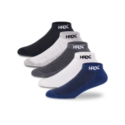 HRX by Hrithik Roshan Men Pack Of 5 Ankle Length Socks