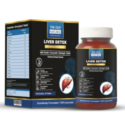THE OLD NATURAL LIVER DETOX | 14 AYURVEDIC HERBS WITH KALMEGH, MILK TH
