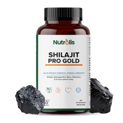 Nutrolis Pure Himalayan Ayurvedic Shilajit Tablet with Better Absorpti