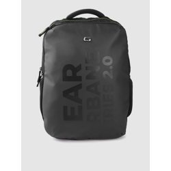 Gear Unisex Black & Fluorescent Green Brand Logo Print Parker Executiv