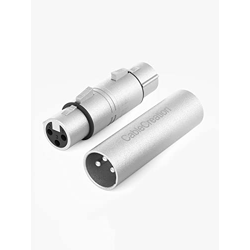 CableCreation XLR Adapter, XLR Male to Male & XLR Female to Female 3-p