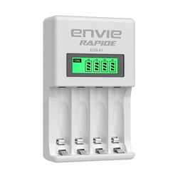 ENVIE (ECR 31) Rapide Ultra Fast Charger for Rechargeable Batteries AA