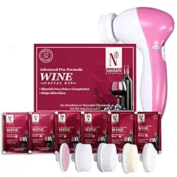NutriGlow NATURAL'S Advanced Pro Formula Wine Facial Cleanup Kit for G