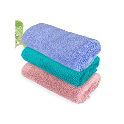 UNISEX PACK OF 3 BAMBOO SUPER SOFT & QUICK DRYING FACE TOWEL