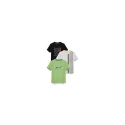 Boys Pack of 3 Typographic Print Regular Fit T-Shirts