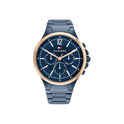 Tommy Hilfiger Blue Dial Blue Stainless Steel Strap Analog Watch for W