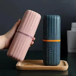 SQUARE TOOTHBRUSH HOLDER MULTIPURPOSE STORAGE HOLDER COVER ORGANIZER F