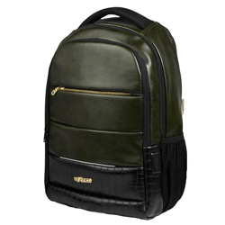 F Gear Zurich Grn Vegan Lthr 30L,Laptop Backpack With Usb Charging Por