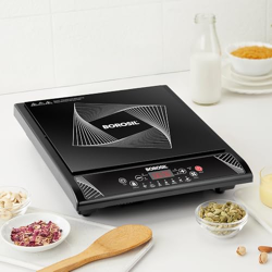 BOROSIL SMART KOOK 1200W INDUCTION | 7 PRESET INDIAN MENU WITH KEEP WA