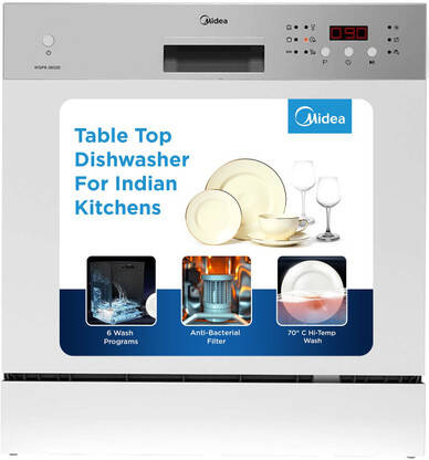 Midea WQP8-3802D Free Standing 8 Place Settings Intensive Kadhai Clean