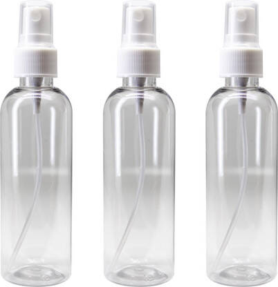 nsb herbals Transparent Plastic Empty Refillable Reusable Fine Mist Sp