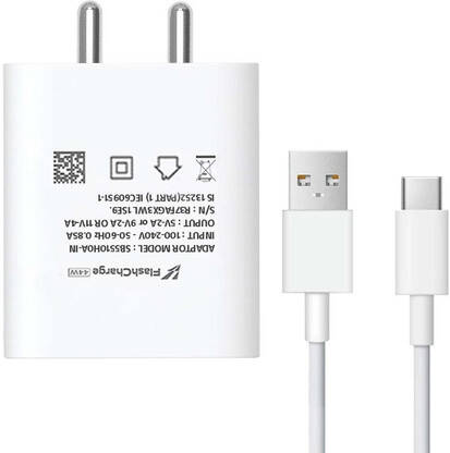 SB 44 W 4 A Wall Charger for Mobile with Detachable Cable(support FLAS