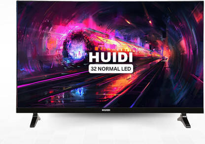 HUIDI Non Smart Tv 80 cm (32 inch) HD Ready LED TV with Bezel Less Dis