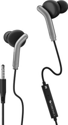 ZEBRONICS ZEB-BRO, With In-Line MiC, 3.5mm Jack, 10mm drivers, Compati