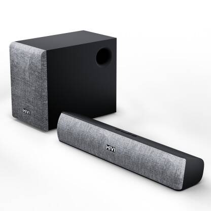 Mivi Fort S38 2.1 with Subwoofer, Surround Sound, BT v5.3 38 W Bluetoo