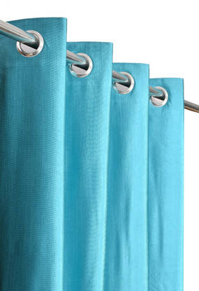 Rashee Creations 213 cm (7 ft) Polyester Semi Transparent Door Curtain