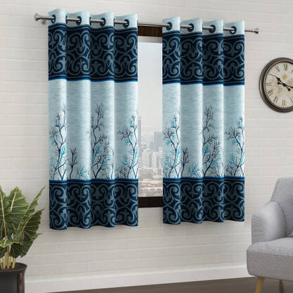 Story@home 152 cm (5 ft) Polyester Semi Transparent Window Curtain (Pa