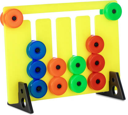 Extrawish Montessori Slide Puzzles - Brain Game for Kids - 3 4 5 Year