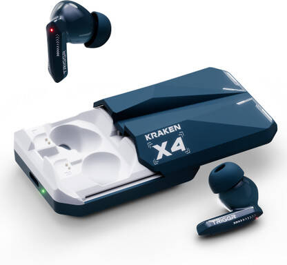 TRIGGR Kraken X4 with 13mm Drivers, 40ms Latency, ENC, 60H Battery, Ru