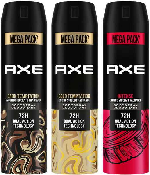 AXE DARK TEMPTATION & INTENSE DEODORANT SPRAY - FOR M...