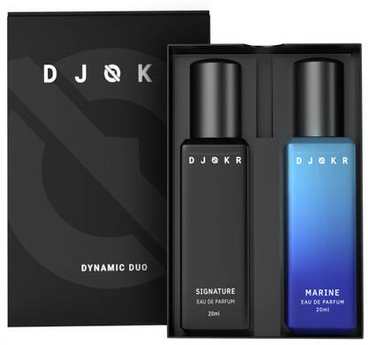 DJOKR Perfume Combo for Men (2 x 20ml) Marine & Signature | Long-Lasti