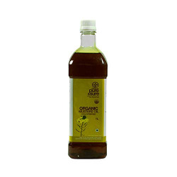 PURE & SURE ORGANIC COLD PRESSED MUSTARD (KACHI GHANI) OIL 1 LITRE| 10