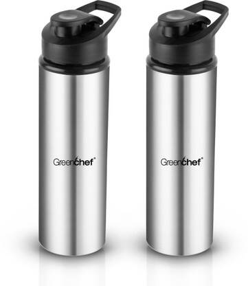 Greenchef Stainless Steel Quench Water bottle Pack of 2 900ML 900 ml B