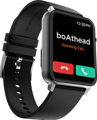 boAt Storm Call w/ 4.29 cm(1.69), BT Calling & 550 Nits Brightness Sma