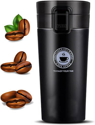 Nirvaana Thermos Flask with Lid Insulated Travel Tea and Coffee Portab