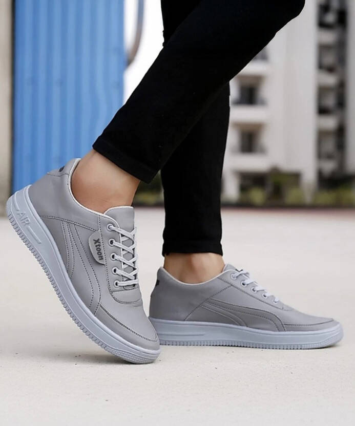 XTOON GRAY SNEAKER SHOES FOR MENS SNEAKERS FOR MEN(GREY , 7)